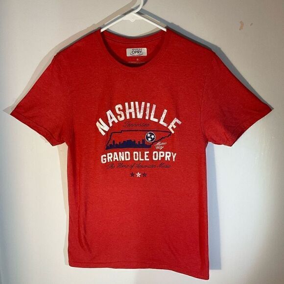 Nashville Red Grand Ole Opry TShirt, Small - Picture 7 of 8